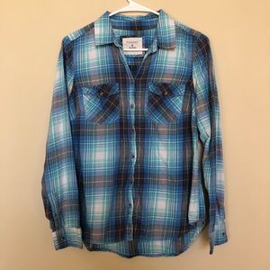 Blue Plaid Flannel